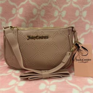 Juicy Couture Pink Embossed Wristlet